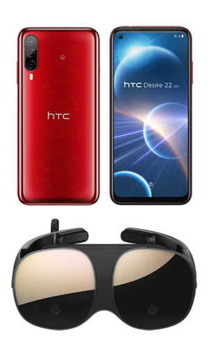 画像ギャラリー No.004のサムネイル画像 / HTC，Snapdragon 695搭載の新型スマートフォン「Desire 22 pro」を国内発売。VR HMD「VIVE Flow」とのセットモデルも用意