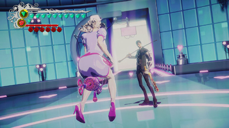 画像ギャラリー No.004のサムネイル画像 / 「KILLER IS DEAD」，メインミッションのほかに存在する3つのゲームモードを紹介。ご褒美要素の中でも究極の「下着プレゼント」とは!?