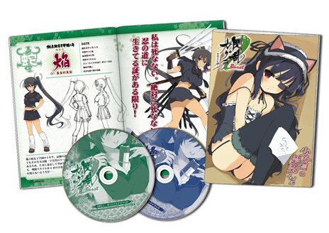 画像ギャラリー No.001のサムネイル画像 / 「閃乱カグラ Burst -紅蓮の少女達-」先着購入特典のビジュアルブック表紙イラストをお披露目。井口裕香さんによるボイスメッセージ第10弾も公開中