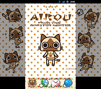 画像ギャラリー No.003のサムネイル画像 / マチキャラやデコメなど，アイルーのスマホ向けデジタルコンテンツが配信に