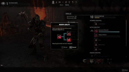 画像ギャラリー No.003のサムネイル画像 / 「The Elder Scrolls Online」のキャラクター育成は「スキルライン」と「Morphing」が鍵？　最新トレイラーが公開に