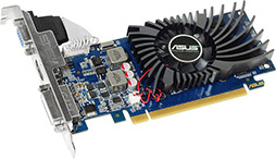 画像ギャラリー No.001のサムネイル画像 / ASUS,防塵ファン採用クーラー搭載のLowProfile対応GT 620/610カード