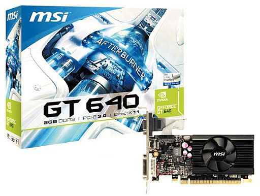画像ギャラリー No.001のサムネイル画像 / アスク，Low Profile対応で1スロット仕様のMSI製GT 640カードを発売