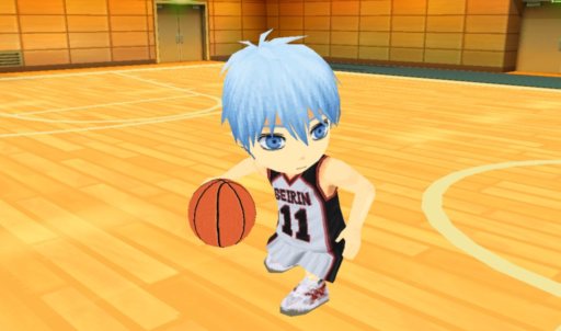 画像ギャラリー No.017のサムネイル画像 / 「黒子のバスケ キセキの試合」登場キャラクターの一部と基本的なゲームの流れを紹介。必殺技発動時には，オリジナルカットインも挿入される