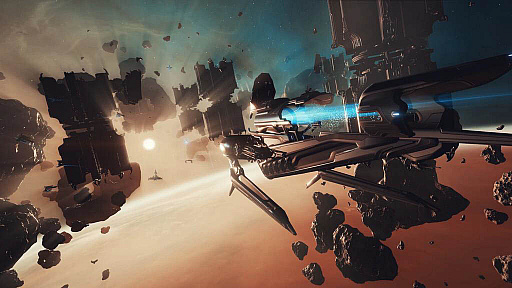 画像ギャラリー No.001のサムネイル画像 / 「Warframe」の最新拡張「Empyrean」（エンピリアン）を紹介する最新トレイラーを公開。大宇宙を舞台に船と船との戦いを満喫しよう