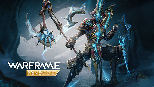 画像ギャラリー No.001のサムネイル画像 / 「Warframe」，最新のPrime Warframe「Caliban」を実装。接近戦では大鎌を振るい，遠距離からはスナイパーライフルで電撃を放つ