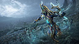 画像ギャラリー No.002のサムネイル画像 / 「Warframe」，最新のPrime Warframe「Caliban」を実装。接近戦では大鎌を振るい，遠距離からはスナイパーライフルで電撃を放つ