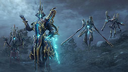 画像ギャラリー No.003のサムネイル画像 / 「Warframe」，最新のPrime Warframe「Caliban」を実装。接近戦では大鎌を振るい，遠距離からはスナイパーライフルで電撃を放つ