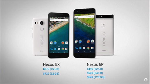画像ギャラリー No.002のサムネイル画像 / Google，Android 6.0搭載の新型スマートフォン「Nexus 5X」「Nexus 6P」を発表