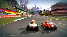 画像ギャラリー No.010のサムネイル画像 / 「F1 RACE STARS」発売日が12月13日に決定。デフォルメされたマシンがポップな街を走るスクリーンショットのほか，メインビジュアルや特徴も明らかに