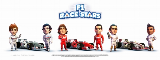 画像ギャラリー No.001のサムネイル画像 / ［TGS 2012］「F1 RACE STARS」，最新のメインビジュアル1点とスクリーンショット6点をチェック