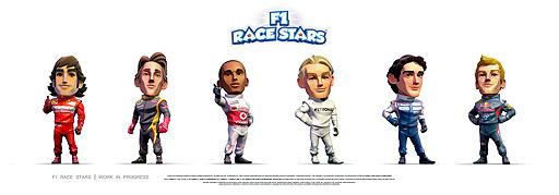画像ギャラリー No.003のサムネイル画像 / 「F1 RACE STARS」のインプレッションを掲載。コードマスターズから2013年3月7日に発売される本作は，手軽に遊べる異色のF1ゲーム