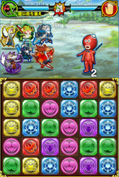 画像ギャラリー No.004のサムネイル画像 / 「戦国パズル!!あにまる大合戦」，東宝特撮コラボ「クレクレタコラ」が登場