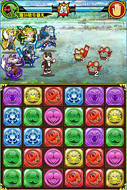 画像ギャラリー No.003のサムネイル画像 / 「戦国パズル!!あにまる大合戦」にシャープの“ロボホン”が登場