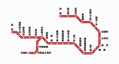 画像ギャラリー No.004のサムネイル画像 / 「サモンナイト5」が東京メトロ丸ノ内線の車両1編成を“トレインジャック”。5月1日〜5月15日の期間，池袋駅〜荻窪駅間を運行