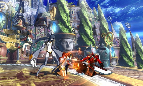画像ギャラリー No.003のサムネイル画像 / AC版「BLAZBLUE CHRONOPHANTASMA」，秋のバージョンアップで「セリカ=A=マーキュリー」と「Λ-No.11-（ラムダ）」が参戦