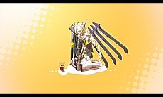 画像ギャラリー No.026のサムネイル画像 / AC版「BLAZBLUE CHRONOPHANTASMA」，秋のバージョンアップで「セリカ=A=マーキュリー」と「Λ-No.11-（ラムダ）」が参戦