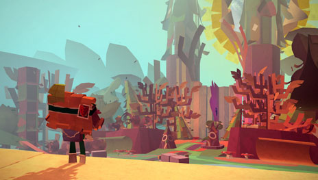 画像ギャラリー No.002のサムネイル画像 / 「Tearaway 〜はがれた世界の大冒険〜」，本作の物語や登場ステージ「のびのびの森」の情報，登場キャラクター達のプロフィールなどが明らかに