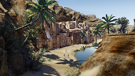 画像ギャラリー No.002のサムネイル画像 / 「LIGHTNING RETURNS: FINAL FANTASY XIII」，砂漠のエリア「デッドデューン」や“時の流れ”を遅くする新要素「オーバークロック」の情報を公開