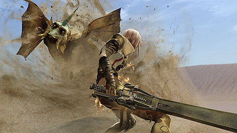 画像ギャラリー No.009のサムネイル画像 / 「LIGHTNING RETURNS: FINAL FANTASY XIII」，砂漠のエリア「デッドデューン」や“時の流れ”を遅くする新要素「オーバークロック」の情報を公開