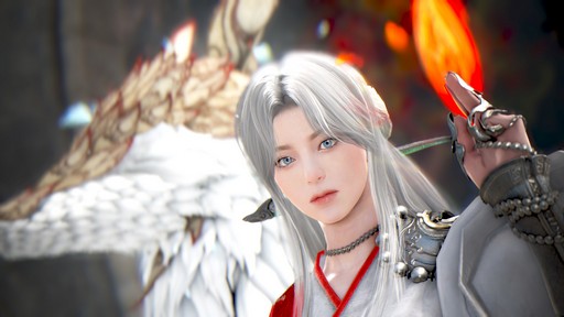 画像ギャラリー No.001のサムネイル画像 / ［プレイレポ］「黒い砂漠」に狐系のお姉さん“メグ”が登場。画面を真っ赤に染める東洋の道士
