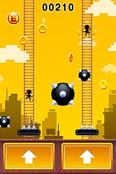 画像ギャラリー No.003のサムネイル画像 / 同時に2人のキャラを操作するアクションゲーム「ひたすらクライマー」が配信