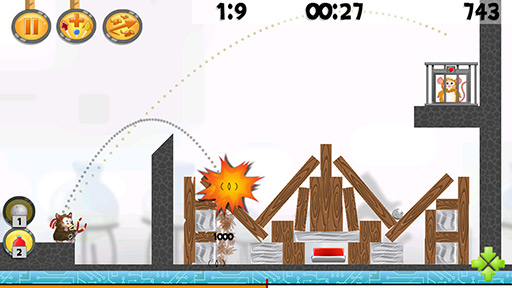 画像ギャラリー No.007のサムネイル画像 / ハムスターが主役のスマートフォン向けアクションパズル「Hamster:Attack!」を紹介する「（ほぼ）日刊スマホゲーム通信」第62回 