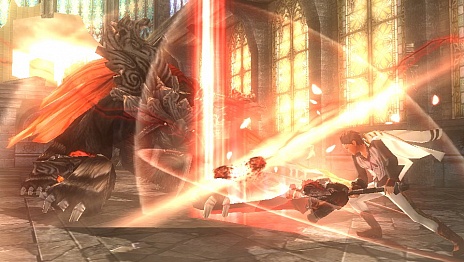 画像ギャラリー No.019のサムネイル画像 / 「GOD EATER 2」，進化するブラッドアーツを改めて紹介。リンドウが追い続けるアラガミ「キュウビ」の存在も明らかに