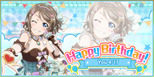 画像ギャラリー No.001のサムネイル画像 / 「ラブライブ！スクールアイドルフェスティバル」，“Aqours渡辺 曜 誕生日記念キャンペーン”を実施