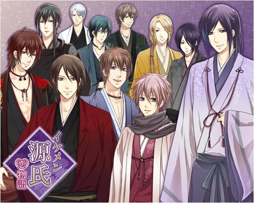 画像ギャラリー No.001のサムネイル画像 / 「イケメン源氏★恋物語 for mixi」 のサービスが本日スタート