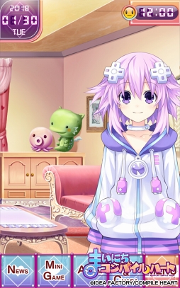 画像ギャラリー No.008のサムネイル画像 / 「まいにちコンパイルハート」，アイドル衣装の追加と新たな背景＆BGMセットが登場