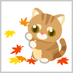 画像ギャラリー No.015のサムネイル画像 / 「ちょこっとファーム」，「ネコハギ」をあげてハッピーにするイベント“紅葉とにゃんこ鉄道の旅”開催中