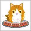 画像ギャラリー No.016のサムネイル画像 / 「ちょこっとファーム」，「ネコハギ」をあげてハッピーにするイベント“紅葉とにゃんこ鉄道の旅”開催中