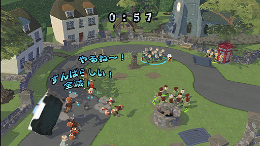 画像ギャラリー No.003のサムネイル画像 / “物を投げるオジサン”の正体はPS3/PS Vita「バイキングぽいぽい!!」。ダウンロード専用で2月7日に発売
