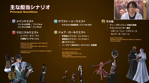 画像ギャラリー No.028のサムネイル画像 / 坂口博信氏×吉田PD対談も行われた「第8回 FFXIV 14時間生放送」をレポート。パッチ6.25は10月18日，6.28は11月1日の実装を予定