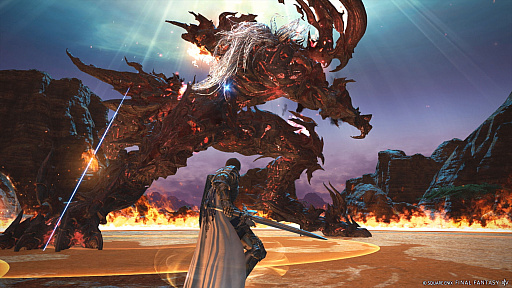 画像ギャラリー No.004のサムネイル画像 / 「FFXIV」×「FFXVI」クロスオーバークエスト「炎影の旅路」本日より開催。クエストクリアで防具やトルガルのマウントとミニオンなどを獲得