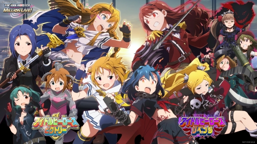 画像ギャラリー No.004のサムネイル画像 / 「アイマス ミリオンライブ！」イベント「アイドルヒーローズ リベンジ」の記念壁紙を配信