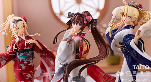 画像ギャラリー No.002のサムネイル画像 / 「艦これ」，オンラインくじ“ARくじアタルス”に，おめかし艦娘と装備の妖精さんのフィギュアが登場