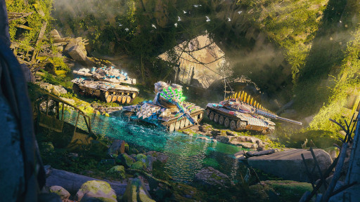 画像ギャラリー No.007のサムネイル画像 / 「World of Tanks Blitz」，恐竜をテーマにした伝説迷彩が手に入るイベント“恐竜ハント”を開催中