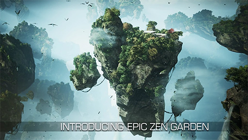 画像ギャラリー No.002のサムネイル画像 / Epic Games,iOS 8専用のUnreal Engine 4インタラクティブデモ「Epic Zen Garden」を無料配信