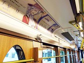画像ギャラリー No.006のサムネイル画像 / 「明治東亰恋伽」，都電荒川線で「めいこい列車」が運行。特別な車内広告も