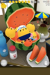 画像ギャラリー No.006のサムネイル画像 / 「もっと！ぴよ盛り」，新ステージとして「スイカ編」と「たこ焼き編」が登場