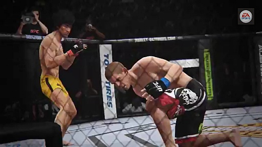 画像ギャラリー No.001のサムネイル画像 / 「EA Sports UFC」に登場するブルース・リーの超機敏な動きが確認できる，最新トレイラー公開