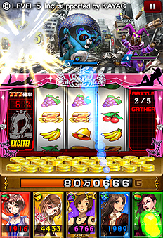 画像ギャラリー No.005のサムネイル画像 / スロットバトルRPG「地球壊滅的B級カノジョ」iOSの事前登録は6月25日12：00まで。事前登録を済ませて序盤の重要アイテム「金塊」をもらおう