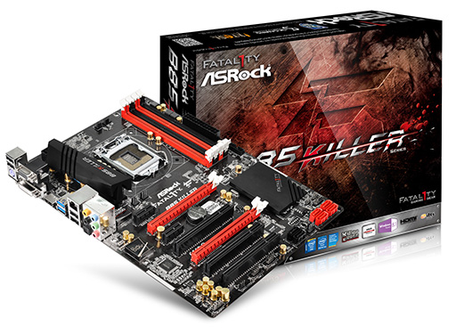画像ギャラリー No.001のサムネイル画像 / Killer E2200を搭載するASRock製のゲーマー向けB85マザー，27日発売