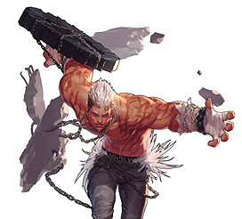 画像ギャラリー No.004のサムネイル画像 / 「HeroWarz」，野球部所属の女子高生・ジェリーと，強面な整備工・デリックの背景設定とアクション動画が公開