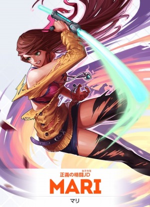 画像ギャラリー No.011のサムネイル画像 / 「HeroWarz」プレイアブルヒーロー「マリ」と「ナガレ」の情報が公開。投げ技がメインのパワフルな少女と二刀流を操る凄腕の剣士
