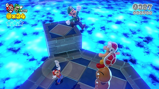 画像ギャラリー No.005のサムネイル画像 / 「スーパーマリオ 3Dワールド」で，“3Dマリオ”初の本格的なマルチプレイが実現。その道のりを開発陣に聞く