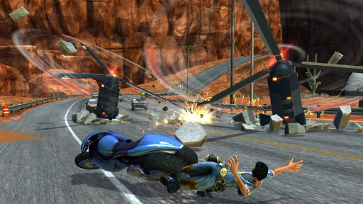 画像ギャラリー No.003のサムネイル画像 / ［E3 2013］レースゲームなのにバイクが空を飛び，人間を殴る!?　Xbox Oneローンチタイトル「LocoCycle」のプレイレポート＆直撮りムービーを掲載