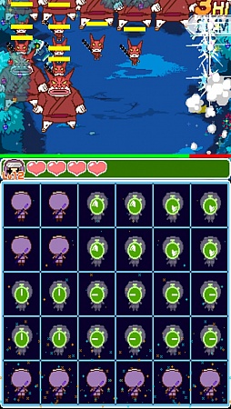 画像ギャラリー No.006のサムネイル画像 / パネルをなぞって忍術発動。スマートフォン向け「なぞりーの・NINJA」を紹介する「（ほぼ）日刊スマホゲーム通信」第289回